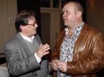 Bussum 24 januari 2008
Omroepman van het jaar verkiezing bij Jan Tabak. 
Fons v Westerloo met Paul de Leeuw