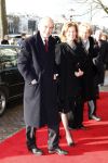 Amsterdam 1 februari 2008
Koningin Beatrix (70jaar) en Prinses Margriet (65 jaar) vieren hun verjaardag in Carre. Frank Houben met zijn vrouw