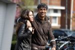 Amsterdam 13 april 2009
Frank Rijkaard met zijn nieuwe vriendin Stephanie Fransen. Ze vertrekken bij zijn nieuwe huis en gaan lunchen bij het Hilton hotel.
Peter Smulders bv