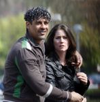 Amsterdam 13 april 2009
Frank Rijkaard met zijn nieuwe vriendin Stephanie Fransen. Ze vertrekken bij zijn nieuwe huis en gaan lunchen bij het Hilton hotel.
Peter Smulders bv
