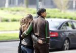 Amsterdam 13 april 2009
Frank Rijkaard met zijn nieuwe vriendin Stephanie Fransen. Ze vertrekken bij zijn nieuwe huis en gaan lunchen bij het Hilton hotel.
Peter Smulders bv