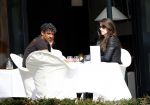 Amsterdam 13 april 2009
Frank Rijkaard met zijn nieuwe vriendin Stephanie Fransen. Ze vertrekken bij zijn nieuwe huis en gaan lunchen bij het Hilton hotel.
Peter Smulders bv
