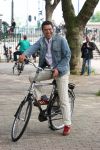 Amsterdam, 15 Mei 2008
Nominatie Musical Award 2008
Frank Sanders  kwam op zijn fiets even een bezoekje brengen