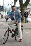 Amsterdam, 15 Mei 2008
Nominatie Musical Award 2008
Frank Sanders  kwam op zijn fiets even een bezoekje brengen
