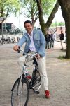 Amsterdam, 15 Mei 2008
Nominatie Musical Award 2008
Frank Sanders  kwam op zijn fiets even een bezoekje brengen