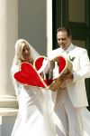 Fijnaart - Willemstad 9 mei 2008
Frans Bauer en Mariska Bauer trouwen. 
Christiaan Frans jr en Jan zijn er natuurlijk bij.