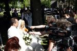 Fijnaart - Willemstad 9 mei 2008
Frans Bauer en Mariska Bauer trouwen. 
Christiaan Frans jr en Jan zijn er natuurlijk bij.