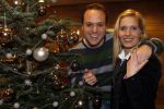 Hilversum 12 december 2007
Christiaan Bauer doet mee aan sterren kinden schaatsen op het ijs. Frans Bauer Mariske Frans en Jan zijn erbij.