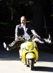 Hilversum 15 september 2008
Presentatie Frans Bauer Jan Smit en Andre v Duin voor de TROS in kasteel de hoge vuursche. Frans op bananasplit scooter