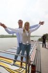 Oosterbeek, 24 April 2008
Frans Bauer komt samen met zijn a.s. vrouw Mariska Bauer aan met de helicopter.
Zij zijn gelandt op de huwelijksboot de 