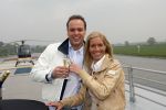 Oosterbeek, 24 April 2008
Frans Bauer komt samen met zijn a.s. vrouw Mariska Bauer aan met de helicopter.
Zij zijn gelandt op de huwelijksboot de 