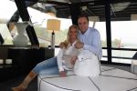 Oosterbeek, 24 April 2008
Frans Bauer komt samen met zijn a.s. vrouw Mariska Bauer aan met de helicopter.
Zij zijn gelandt op de huwelijksboot de 