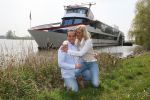 Oosterbeek, 24 April 2008
Frans Bauer komt samen met zijn a.s. vrouw Mariska Bauer aan met de helicopter.
Zij zijn gelandt op de huwelijksboot de 