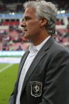 Eindhoven, 13 April 2008 Kampioenswedstrijd PSV-FC Twente, eindstand 1-1 Seizoen 2007/2008. PSV daardoor nog niet kampioen.
FC Twente trainer Fred Rutten