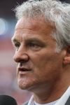 Eindhoven, 13 April 2008 Kampioenswedstrijd PSV-FC Twente, eindstand 1-1 Seizoen 2007/2008. PSV daardoor nog niet kampioen.
FC Twente trainer Fred Rutten
