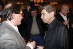 Bussum 24 januari 2008
Omroepman van het jaar verkiezing bij Jan Tabak. Frits Barend met Fons v Westerlo