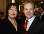 Amsterdam 1 maart 2009
Modeshow Paul Schulten in het Okura hotel. Liesbeth v Dijk met Frits Huffnagels
Peter Smulders bv