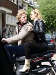 Amsterdam 18 mei 2008
Leco v Zadelhoff viert zijn 40e verjaardag met zijn vrienden in het hilton en ze maken een scooter rally door Amsterdam. 
Froukje de Both