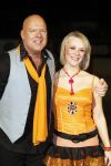 Amsterdam 23 oktober 2007
Nance Coolen en Gerard Joling bij presentatie sterren dansen op het ijs van sbs6  op de jaap eden baan. Gaston Starreveld
