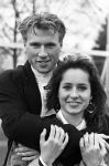 3 April 1989 Geert Brusselers met zijn vrouw Helen Gisbers