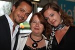 Molenaarsgraaf, 16 Mei 2008
Opening lief Babywear & Lifestyle.
PR man acteur Geert Hoes samen met zijn moeder Maud Hoes en zus
