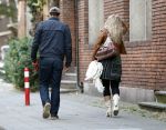 Amsterdam 26 oktober 2008
Geert Hoes met een vriendin op de beethovenstraat.
