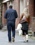Amsterdam 26 oktober 2008
Geert Hoes met een vriendin op de beethovenstraat.