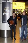 Amsterdam 27 augustus 2008
Geert Hoes en Arjen de vriend van Percy arriveren op schiphol nadat ze op Aruba zijn geweest voor de begrafenis van Percy.
