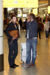 Amsterdam 27 augustus 2008
Geert Hoes en Arjen de vriend van Percy arriveren op schiphol nadat ze op Aruba zijn geweest voor de begrafenis van Percy.
Peter Smulders bv