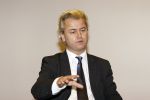 Den Haag 23 januari 2009 
Karel Hille interviewt Geert Wilders in de tweede kamer.
Peter Smulders bv