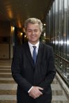 Den Haag 23 januari 2009 
Karel Hille interviewt Geert Wilders in de tweede kamer.
Peter Smulders bv