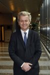 Den Haag 23 januari 2009 
Karel Hille interviewt Geert Wilders in de tweede kamer.
Peter Smulders bv