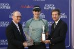 4 November 2007 Valderrama Golfclub ( Spanje )
Finaledag Volvo Masters Seizoen 2007
Winnaar Justin Rose ontvangt uit handen van directeur PGA George O'Grady de beker voor het europees Kampioenschap 2007