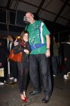Amsterdam 28 januari 2008
Georgina Verbaan met voormalig grootste man van Nederland Rob Bruintjes bij amsterdam fashion week.