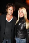 Amsterdam 23 januari 2008
Modeshow Blue Blood tijdens amsterdam fashion week. Georgios Petropulos met vrouw Nicole