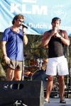 Curacao 31 december 2008
Sound check Jeroen v d Boom op Mambo Beach voor oudjaarsconcert. Jeroen met Geard Joling op het podium
Peter Smulders bv
