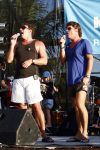 Curacao 31 december 2008
Sound check Jeroen v d Boom op Mambo Beach voor oudjaarsconcert. Jeroen met Geard Joling op het podium
Peter Smulders bv
