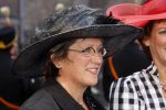 Den Haag 19 september 2007
Prinsjesdag op het binnenhof met de ministers en staatssecretaressen met hoedjes Gerda Verburg met vriendin