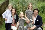Apeldoorn 30 mei 2008
Prins Maurits Prinses Marilene en hun kinderen Prinses Anna Prins Lucas en Prinses Felicia  tijdens fotoshoot vanwege 10 jarig huwelijk in de apenheul.