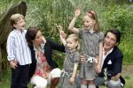 Apeldoorn 30 mei 2008
Prins Maurits Prinses Marilene en hun kinderen Prinses Anna Prins Lucas en Prinses Felicia  tijdens fotoshoot vanwege 10 jarig huwelijk in de apenheul.