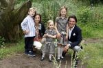Apeldoorn 30 mei 2008
Prins Maurits Prinses Marilene en hun kinderen Prinses Anna Prins Lucas en Prinses Felicia  tijdens fotoshoot vanwege 10 jarig huwelijk in de apenheul.