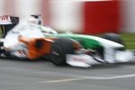 Barcelona 11 maart 2009
Test dag voor de formule 1 teams op het circuit van Barcelona. Giancarlo Fisichella voor Force India Mercedes
Peter Smulders bv