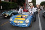 Brescia 15 mei 2008
Start van de Mille Miglia in Brescia. State of art rijdt met 2 porsches mee. 
Gijs v Lennep en Jan Lammers