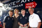 Brescia 15 mei 2008
Start van de Mille Miglia in Brescia. State of art rijdt met 2 porsches mee. 
Gijs v Lennep Jan Lammers en Albert en Evelyne Westerman