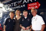 Brescia 15 mei 2008
Start van de Mille Miglia in Brescia. State of art rijdt met 2 porsches mee. 
Gijs v Lennep Jan Lammers en Albert en Evelyne Westerman