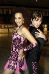 Amsterdam 23 oktober 2007
Nance Coolen en Gerard Joling bij presentatie sterren dansen op het ijs van sbs6  op de jaap eden baan. Glennis Grace