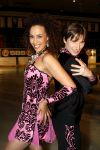 Amsterdam 23 oktober 2007
Nance Coolen en Gerard Joling bij presentatie sterren dansen op het ijs van sbs6  op de jaap eden baan. Glennis Grace