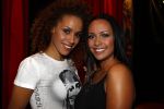 Amsterdam 24 september 2008
Glennis Grace presentatie van haar nieuwe cd bij de smet studio. 
samen met Sonja Silva