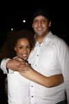 Amstelveen 30 mei 2008
Feest bij special sports in Amstelveen. 
Glennis Grace met vriend Moos