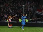 Eindhoven, 12 Maart 2008
UEFA 1/8 finale PSV-Tottenham Hotspur FC, eindstand 0-1
PSV wint na verlenging en straschoppen met 6-5 en gaat door naar de 1/4 Finale
De grote man Gomes   samen met Phoxy